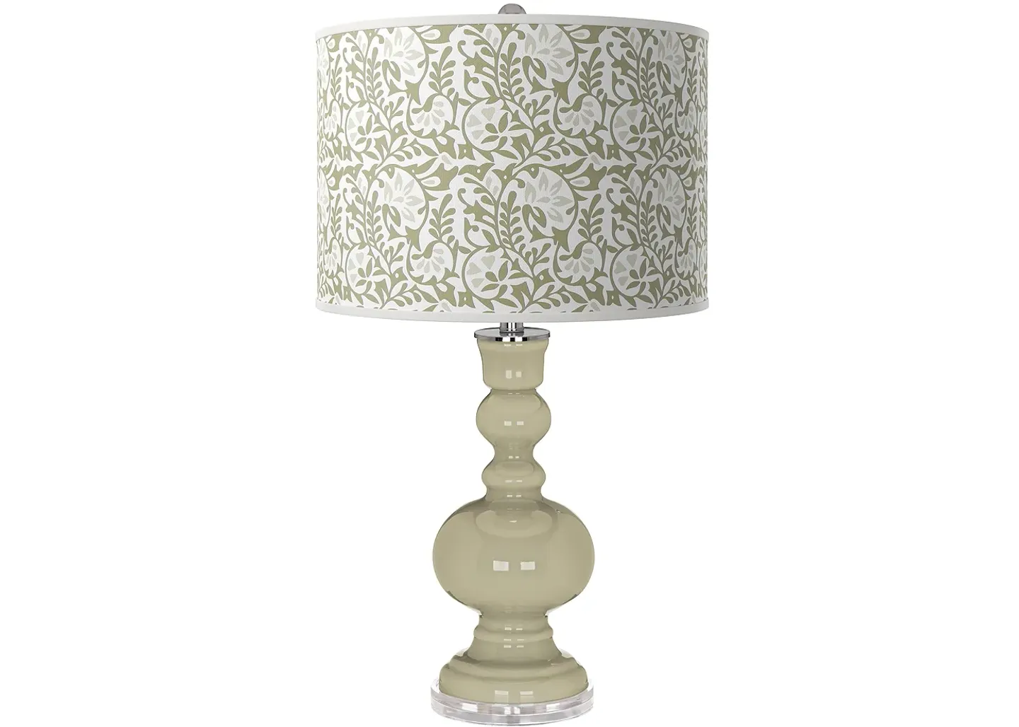 Color Plus Sage Gardenia Apothecary Table Lamp